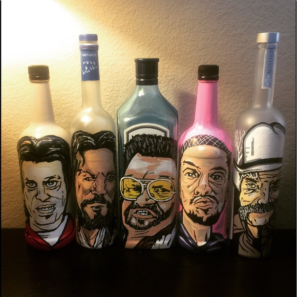 Other - Men's Hand Painted Bottle Set